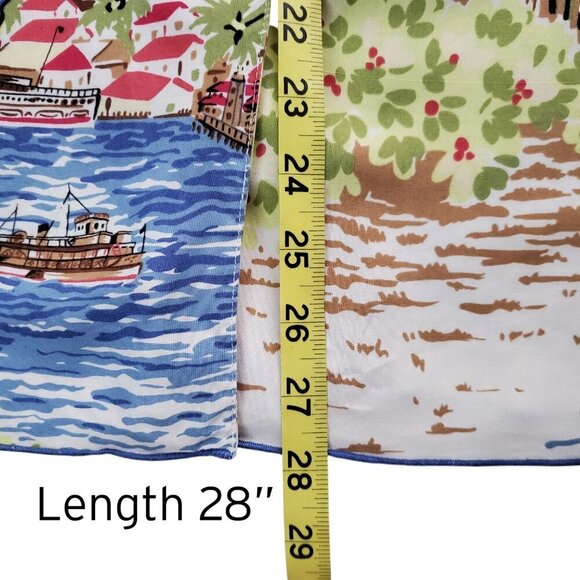 Key Lime Pie Vintage Hawaiian Shirt Tropical Print 100% Rayon Size 1X - Picture 10 of 12